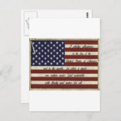 Verpflichtung zur Verbundenheit Postkarte (Vorne/Hinten)