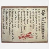 VERPFLICHTUNGEN VON CAJUN TEN FLEECEDECKE (Vorderseite (Horizontal))