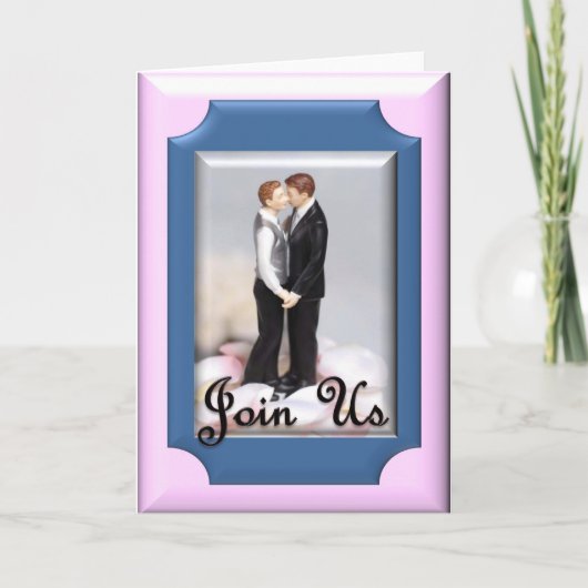 Verpflichtungs-Zeremonie/Hochzeit laden ein Einladung (Vorderseite)