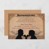 Verpflichtungs-Zeremonie-kundenspezifische Einladung (Vorne/Hinten)