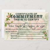 Verpflichtungserklärung (Vorne/Hinten)