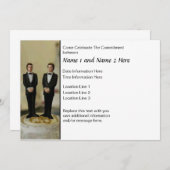 Verpflichtungserklärung Einladung (Vorne/Hinten)