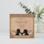 Verpflichtungserklärung für individuelle Einladung (Stehend Vorderseite)