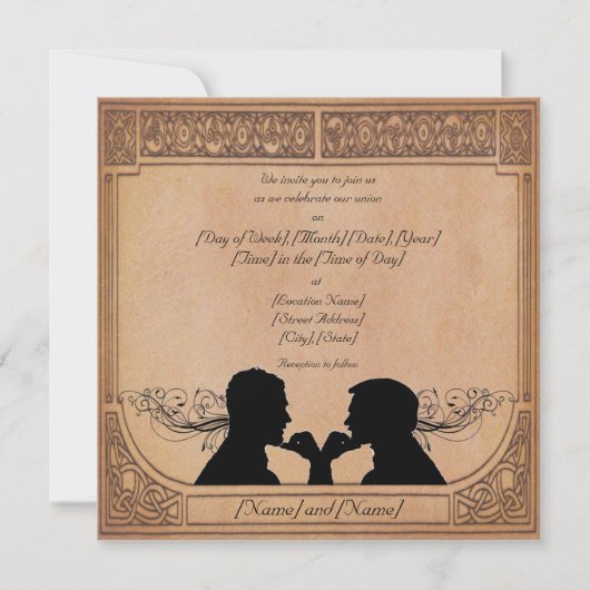 Verpflichtungserklärung für individuelle Einladung (Vorderseite)