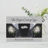 Verpflichtungsfeier für zwei "Grooms Tuxes" Einladung (Stehend Vorderseite)