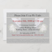 Verpflichtungsfeier für zwei "Grooms Tuxes" Einladung (Rückseite)