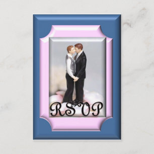 Verpflichtungsfeier/Hochzeitsradarkarten RSVP Karte