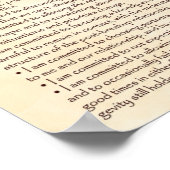 Verpflichtungspaket 16x20 poster (Ecke)