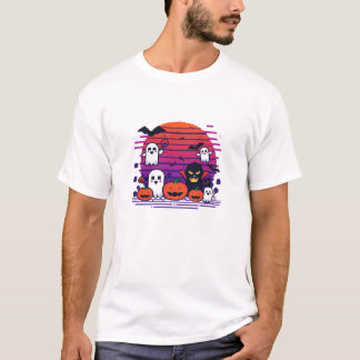 Verpixeltes Halloween-T-Shirt im 8-bit-Stil T-Shirt