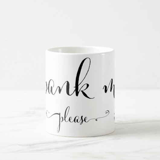 verprügeln Sie mich bitte Kaffeetasse (Mittel)