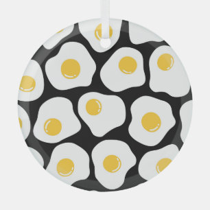 Verquirlte Eier: Eigenartige Vintage. Ornament Aus Glas