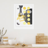 Verquirlte Eier Poster (Küche)