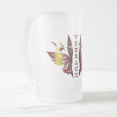 Verrace-Bierglas Mattglas Bierglas (Vorderseite Links)