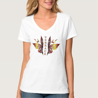 Verrace Frauen V-Shirt T-Shirt