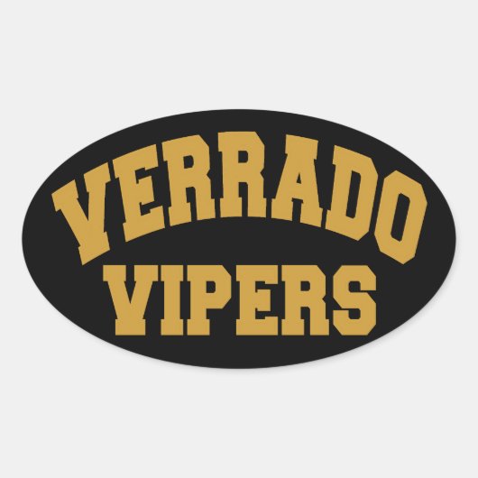 Verrado Vipers Ovaler Aufkleber (Vorderseite)