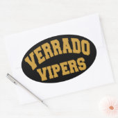 Verrado Vipers Ovaler Aufkleber (Umschlag)