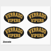 Verrado Vipers Ovaler Aufkleber (Blatt)