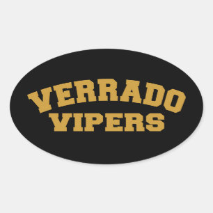 Verrado Vipers Ovaler Aufkleber