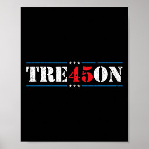 Verrat 45 Wahl 2020 Anti Trump Demokrat Geschenk Poster