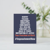 Verrat Korruptionsstörung durch Treuhand Postkarte (Stehend Vorderseite)