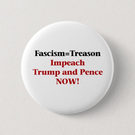 Verrat — Trump und Pence einbinden Button (Vorderseite)