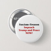 Verrat — Trump und Pence einbinden Button (Vorne & Hinten)