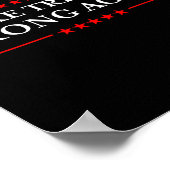 Verrat wieder falsch Politischer Widerstand lügt A Poster (Ecke)