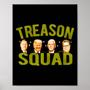 Verräter-Trupp Impeach Trump Pence Pompeo Rr Ukrai Poster