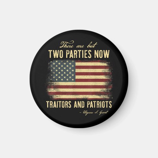 Verräter und Patrioten Magnet (Vorne)