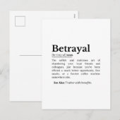 Verratyal Definition Funny Version Feiertagspostkarte (Vorne/Hinten)