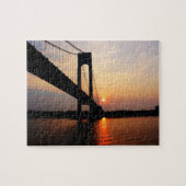 Verrazano-Brücke bei Morgendämmerung Puzzle (Horizontal)