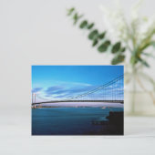Verrazano-Narrows Bridge, New York, USA Postkarte (Stehend Vorderseite)