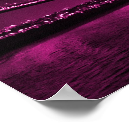 Verrazano Narrows Bridge print Poster (Ecke)