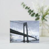 Verrazzano-Narrows Bridge Postcard 1 Postkarte (Stehend Vorderseite)