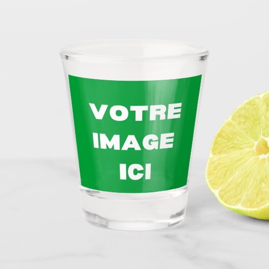 Verre à shooter - Votre image ici - personnalisée Schnapsglas (Vorderseite)