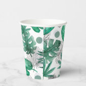Verre en carton avec motif tropisch pappbecher (Rechts)
