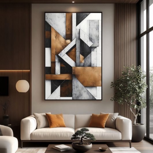 Verriegelte Strukturen Poster