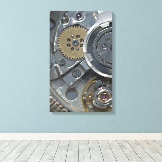 Verriegelung Leinwanddruck (Insitu (Holzboden))