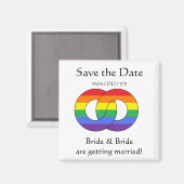 Verriegelungen - Regenbogen - Magnet (Vorderseite/Rückseite)