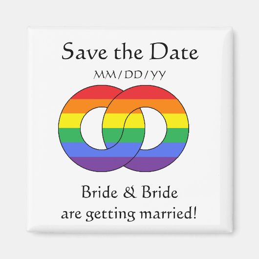 Verriegelungen - Regenbogen - Magnet (Vorne)