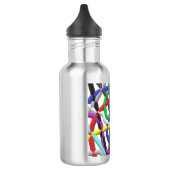 Verriegelungsrohre Edelstahlflasche (Links)