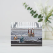 Verriegle es postkarte (Stehend Vorderseite)