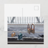 Verriegle es postkarte (Vorne/Hinten)