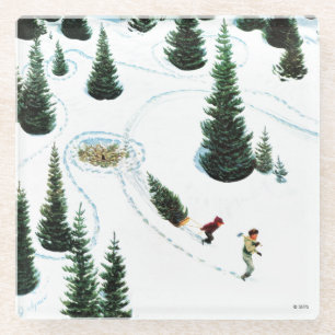 Verringern des Baums Glasuntersetzer