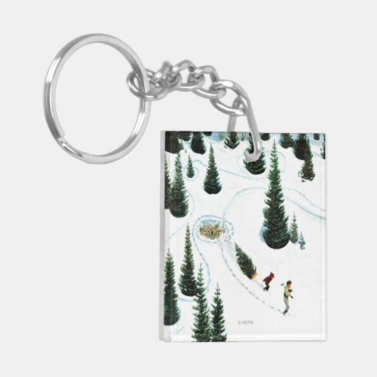 Verringern des Baums Schlüsselanhänger (Vorderseite links)