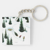 Verringern des Baums Schlüsselanhänger (Rückseite)