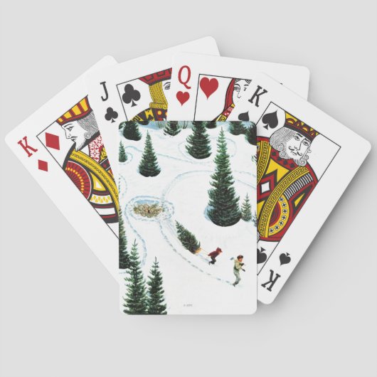 Verringern des Baums Spielkarten (Rückseite)