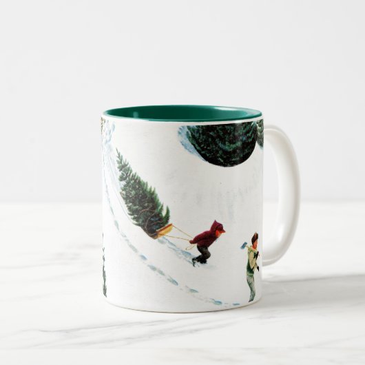 Verringern des Baums Zweifarbige Tasse (VorderseiteRechts)