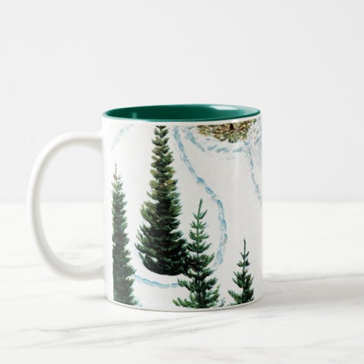 Verringern des Baums Zweifarbige Tasse (Links)