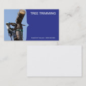 Verringern eines Baum-Services Visitenkarte (Vorne/Hinten)